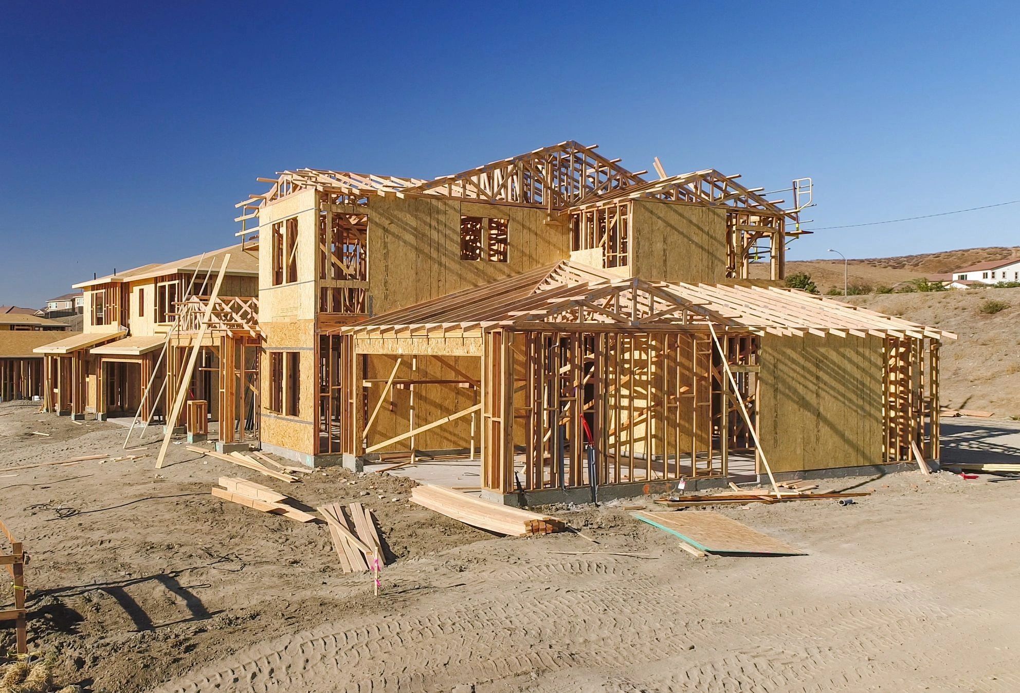 Residential home under construction